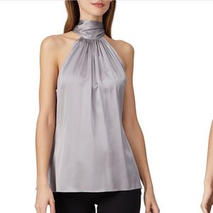 Ramy Brook Silver Lori Silk Top